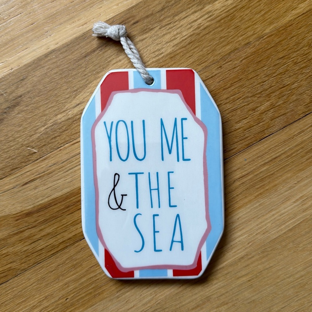 NWT Ashland “You Me & The Sea” Wall Decor